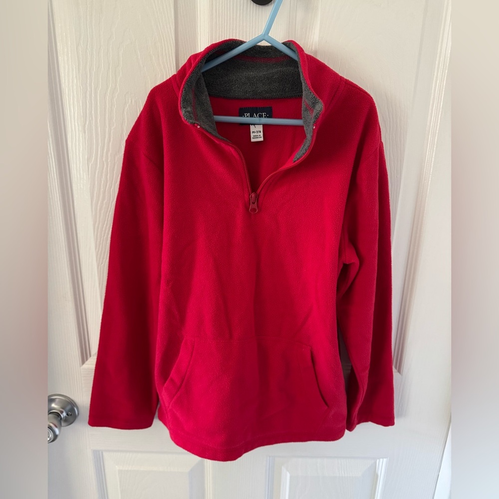 The Children's Place Red Fleece Pullover